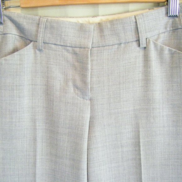 Express Design Studio Editor Gray Wide Leg Slacks - Picture 2 of 7